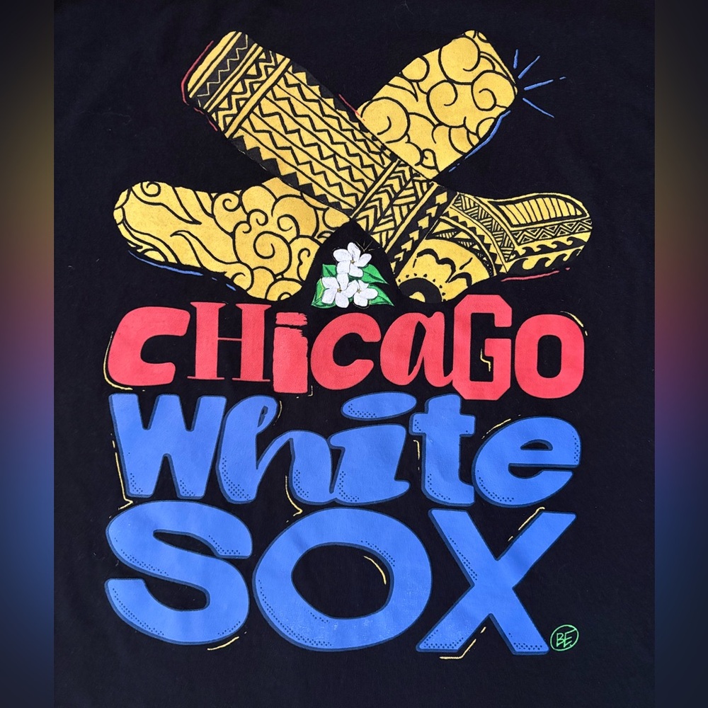 Chicago White Sox Gildan Black Pacific Islander Asian tshirt size XL